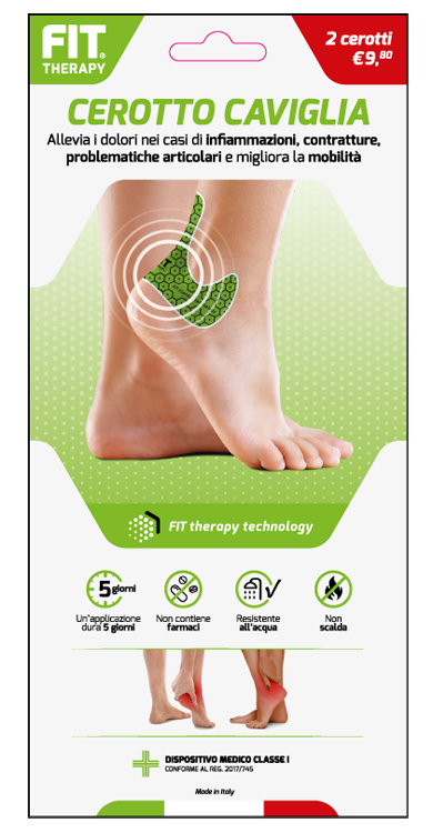 FIT THERAPY CEROTTO CAVIGLIA 2 PEZZI - Newepa Srl