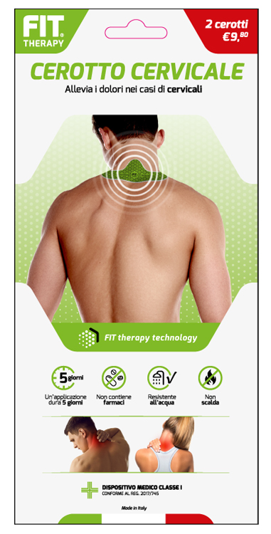 FIT THERAPY CEROTTO CERVICALE 2 PEZZI - Newepa Srl