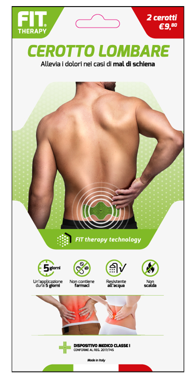 FIT THERAPY CEROTTO LOMBARE 2 PEZZI - Newepa Srl