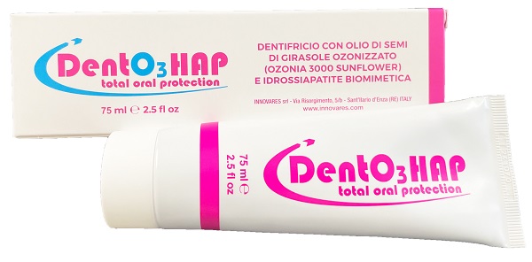 DENTO3 HAP DENTIFRICIO OZONO E IDROSSIAPATITE 75 ML - Newepa Srl