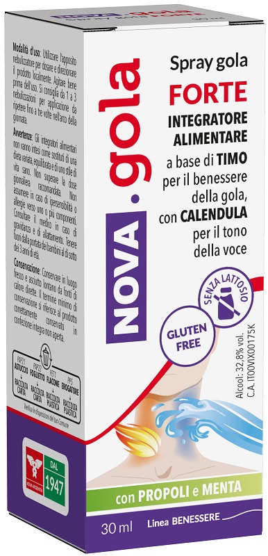 NOVA GOLA SPRAY FORTE 30 ML - Newepa Srl