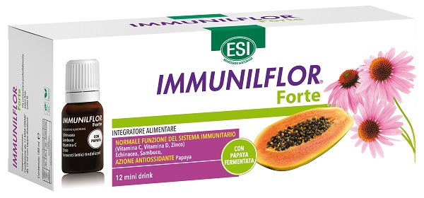 ESI IMMUNILFLOR MINI DRINK FORTE 12 MINI DRINK - Newepa Srl