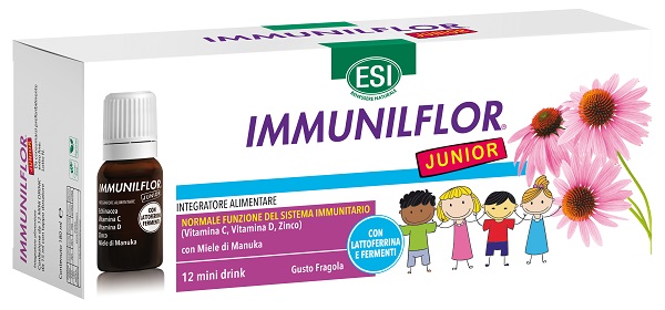 ESI IMMUNILFLOR MINI DRINK JUNIOR 12 MINI DRINK - Newepa Srl