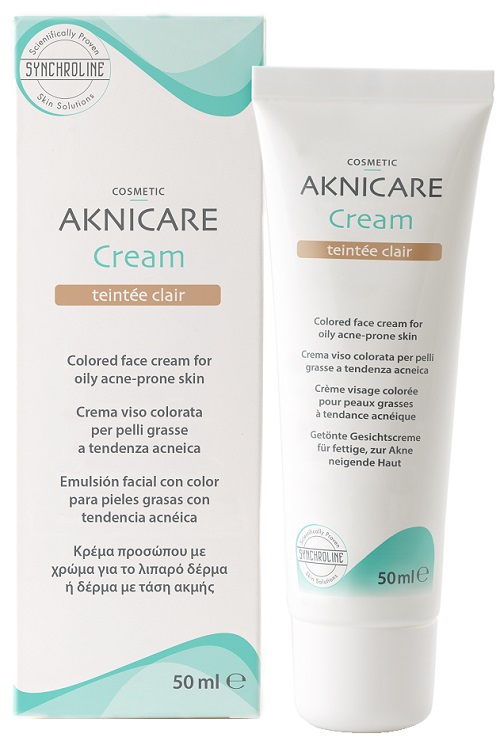AKNICARE CREAM TEINTEE CLAIR 50 ML - Newepa Srl