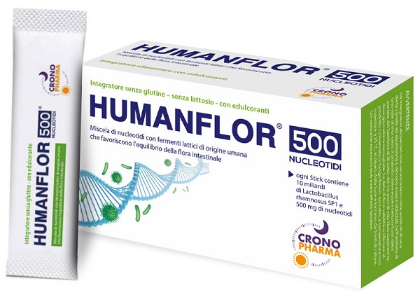 HUMANFLOR 500 NUCLEOTIDI 8 STICK PACK - Newepa Srl