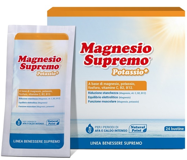 MAGNESIO SUPREMO POTASSIO+ 24 BUSTINE - Newepa Srl
