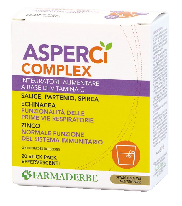 ASPER CI COMPLEX 20 STICK PACK EFFERVESCENTI 4,4 G - Newepa Srl