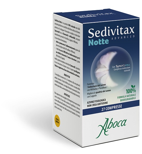 SEDIVITAX NOTTE ADVANCED 27 COMPRESSE - Newepa Srl