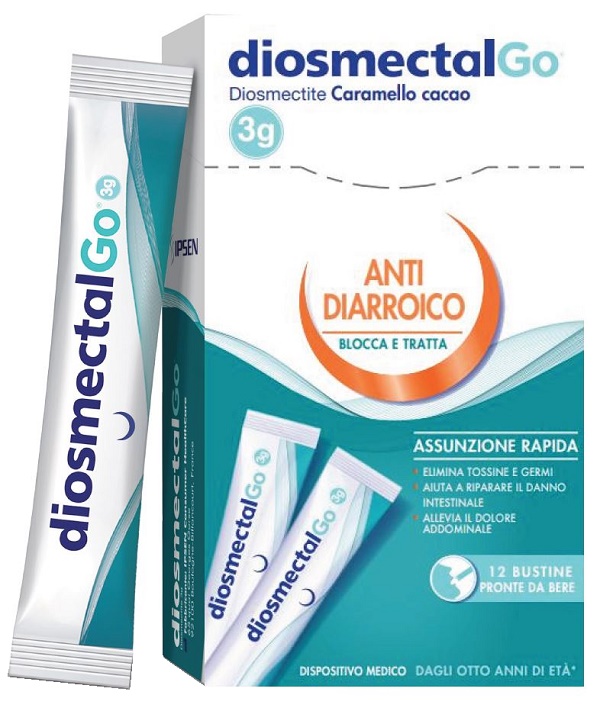 DIOSMECTALGO CARAMELLO CACAO 12 STICK - Newepa Srl