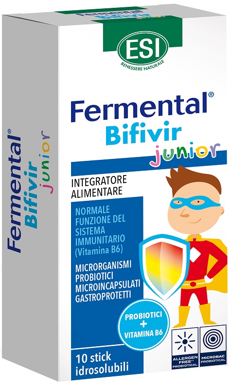 ESI FERMENTAL BIFIVIR JUNIOR 10 STICK IDROSOLUBILI - Newepa Srl