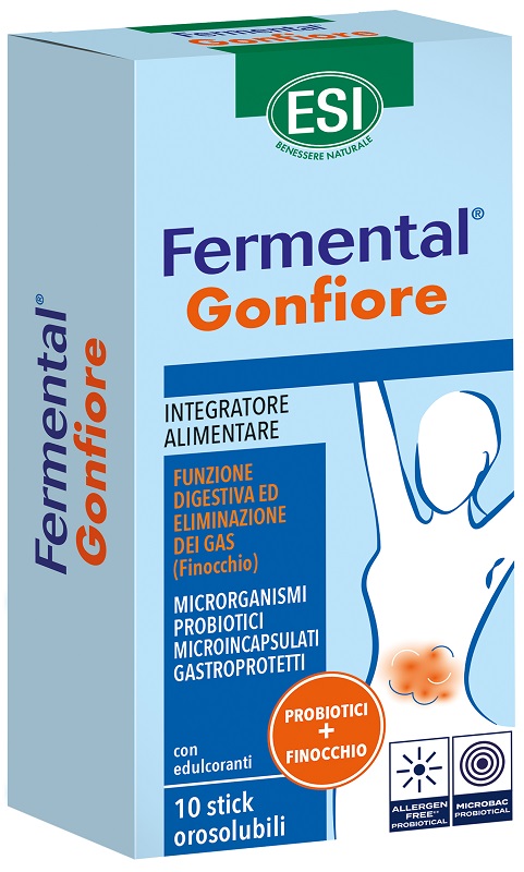 ESI FERMENTAL GONFIORE 10 STICK OROSOLUBILI - Newepa Srl
