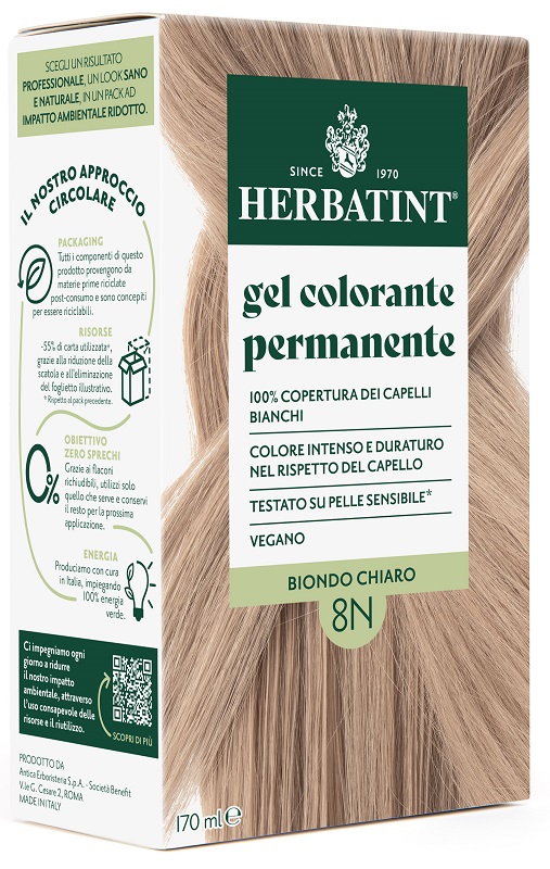HERBATINT 8N BIONDO CHIARO 170 ML - Newepa Srl