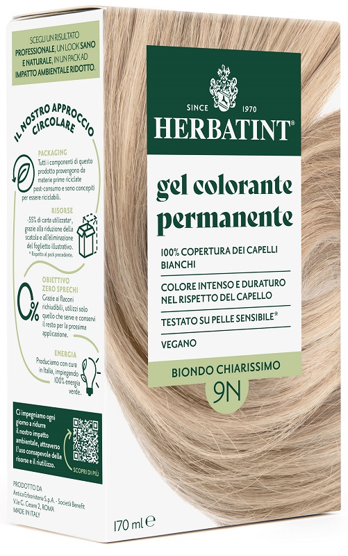 HERBATINT 9N BIONDO CHIARISSIMO 170 ML - Newepa Srl