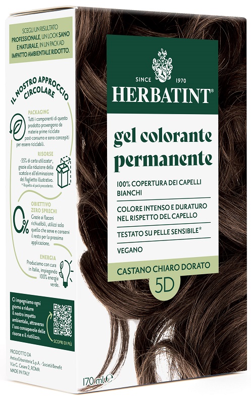 HERBATINT 5D CASTANO CHIARO DORATO 170 ML - Newepa Srl