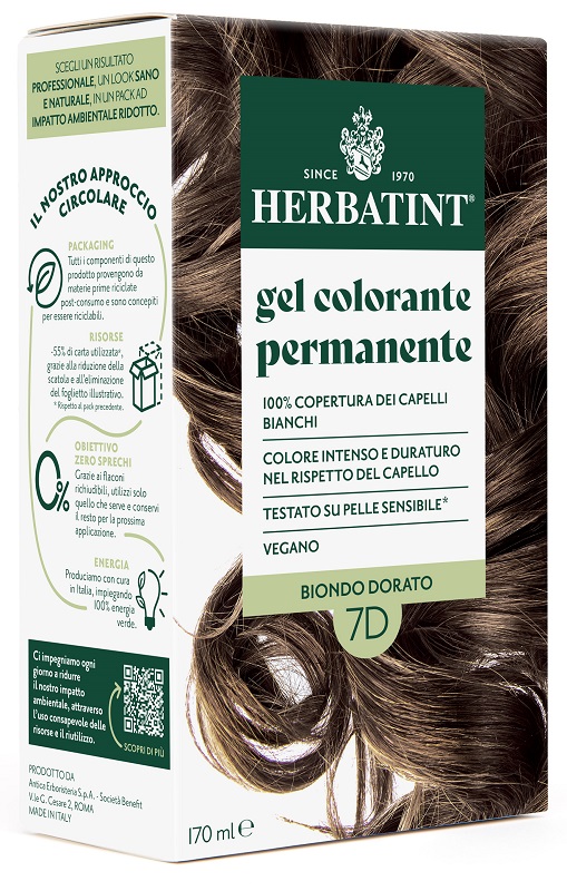 HERBATINT 7D BIONDO DORATO 170 ML - Newepa Srl