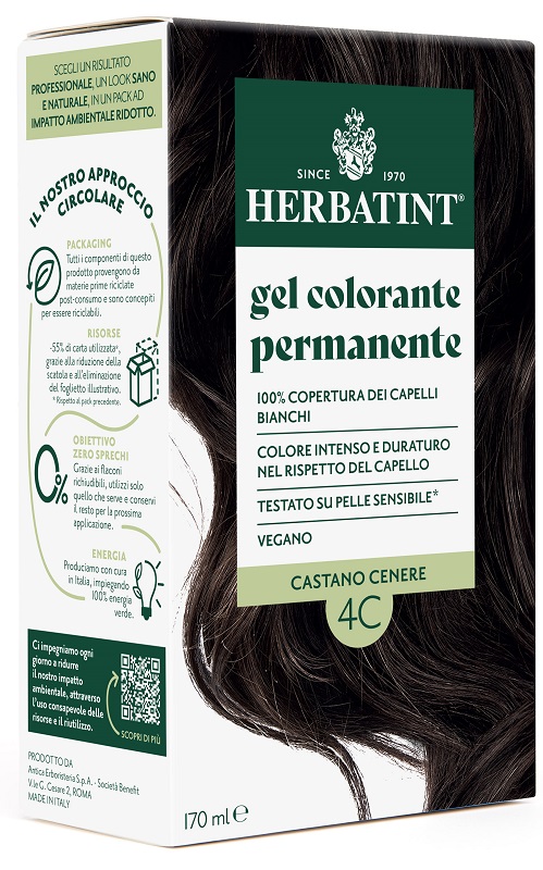 HERBATINT 4C CASTANO CENERE 170 ML - Newepa Srl