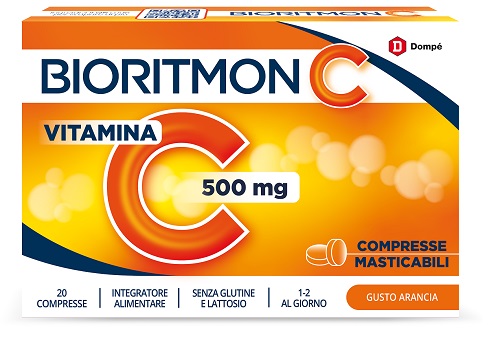 BIORITMON C 500MG VITAMINA C 20 COMPRESSE MASTICABILI - Newepa Srl