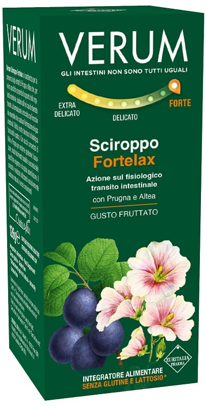 VERUM FORTELAX SCIROPPO FRUTTATO 126 G NEW - Newepa Srl