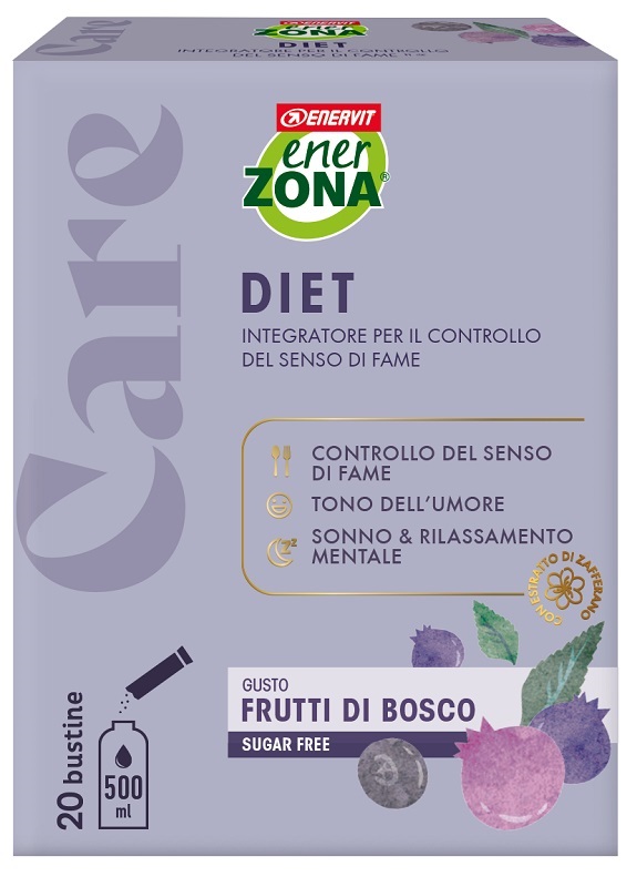 ENERZONA CARE DIET FRUTTI DI BOSCO 20 BUSTINE - Newepa Srl