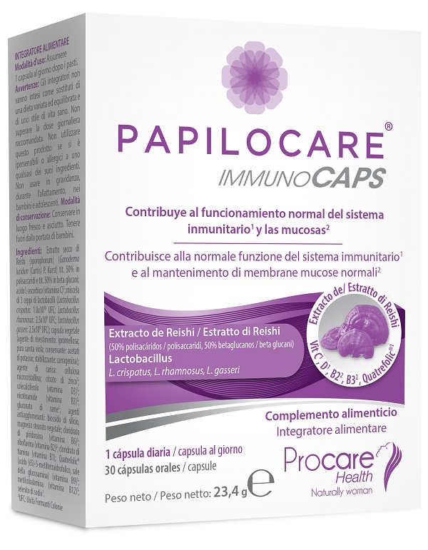PAPILOCARE IMMUNOCAPS 30 CAPSULE - Newepa Srl