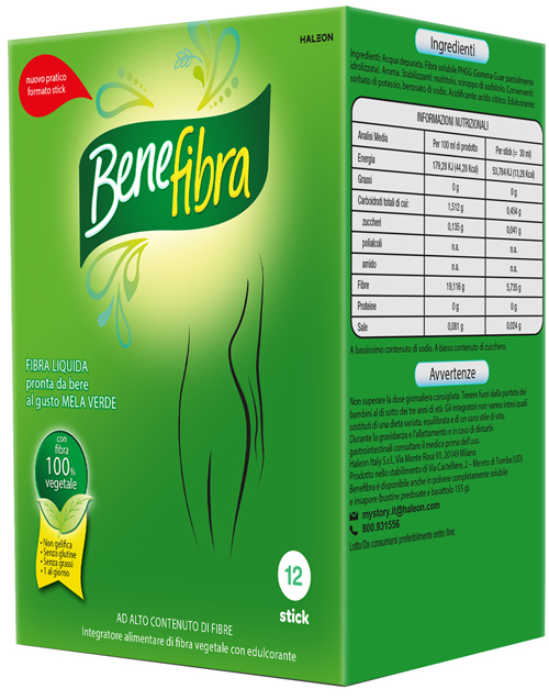 BENEFIBRA LIQUIDA 12 STICK DA 30 ML - Newepa Srl