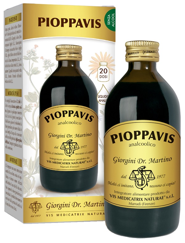 PIOPPAVIS LIQUIDO ANALCOOLICO 200 ML - Newepa Srl