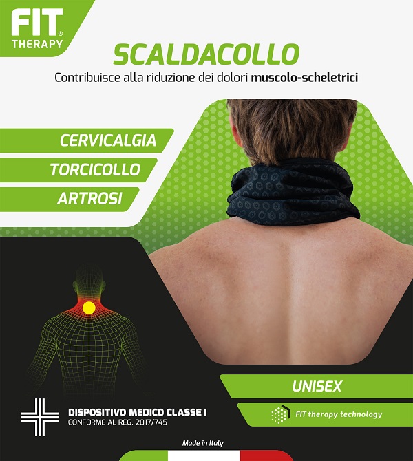 SCALDACOLLO FIT THERAPY NERO TAGLIA UNICA - Newepa Srl
