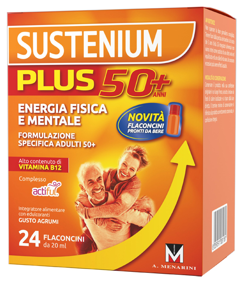 SUSTENIUM PLUS 50+ 24 FLACONCINI - Newepa Srl