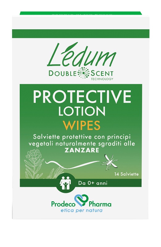 LEDUM DS PROTECTIVE LOTION WIPES 14 PEZZI - Newepa Srl